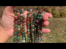 Charger et lire la vidéo dans la visionneuse de la Galerie, Perles en agate indienne entre 4 et 10mm