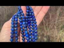 Charger et lire la vidéo dans la visionneuse de la Galerie, Perles en lapis-lazuli entre 2 et 12mm LD