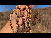 Charger et lire la vidéo dans la visionneuse de la Galerie, Perles en jaspe zebré brun entre 4 et 12mm