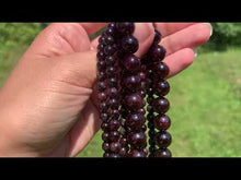 Charger et lire la vidéo dans la visionneuse de la Galerie, Perles en grenat entre 4 et 12mm GU