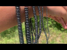 Charger et lire la vidéo dans la visionneuse de la Galerie, Perles en hématite, forme en disque facetté entre 2 et 12mm