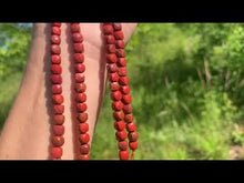Charger et lire la vidéo dans la visionneuse de la Galerie, Perles en jaspe rouge, forme carré facetté