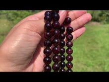 Charger et lire la vidéo dans la visionneuse de la Galerie, Perles en grenat entre 4 et 12mm GD