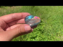 Charger et lire la vidéo dans la visionneuse de la Galerie, Coeur labradorite 18