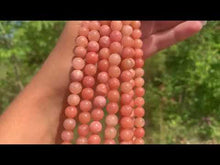 Charger et lire la vidéo dans la visionneuse de la Galerie, Perles en calcite orange entre 6 et 8mm