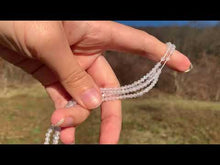 Charger et lire la vidéo dans la visionneuse de la Galerie, Perles en labradorite blanche facettée entre 2 et 5mm