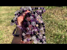 Charger et lire la vidéo dans la visionneuse de la Galerie, Perles en fluorite / fluorine entre 8 et 10mm