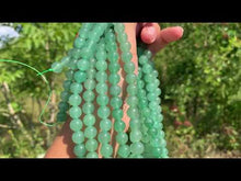 Charger et lire la vidéo dans la visionneuse de la Galerie, Perles en aventurine verte entre 4 et 14mm
