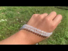 Charger et lire la vidéo dans la visionneuse de la Galerie, Perles en labradorite blanche entre 4 et 10mm LBS