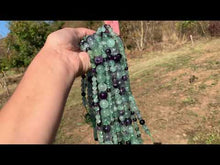 Charger et lire la vidéo dans la visionneuse de la Galerie, Perles en fluorite entre 4 et 12mm