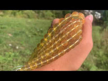 Charger et lire la vidéo dans la visionneuse de la Galerie, Perles en fluorite jaune entre 6 et 10mm