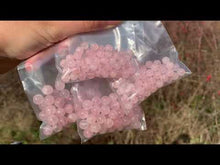 Charger et lire la vidéo dans la visionneuse de la Galerie, Perles en quartz rose entre 6 et 10mm QRT