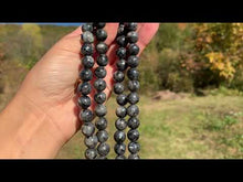 Charger et lire la vidéo dans la visionneuse de la Galerie, Perles en larvikite entre 4 et 12mm