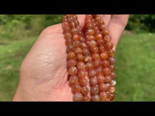 Charger et lire la vidéo dans la visionneuse de la Galerie, Perles en pierre de soleil entre 6 et 8mm