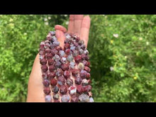 Charger et lire la vidéo dans la visionneuse de la Galerie, Perles en agate plume forme diamant entre 8 et 10mm