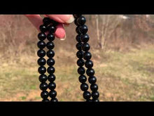 Charger et lire la vidéo dans la visionneuse de la Galerie, Perles en obsidienne noire entre 4 et 18mm