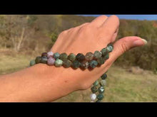 Charger et lire la vidéo dans la visionneuse de la Galerie, Perles en agate indienne, forme diamant entre 6 et 10mm