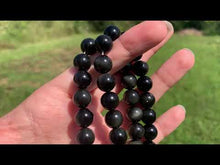 Charger et lire la vidéo dans la visionneuse de la Galerie, Perles en obsidienne oeil céleste (arc-en-ciel) entre 6 et 20mm
