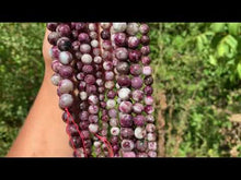 Charger et lire la vidéo dans la visionneuse de la Galerie, Perles en tourmaline rubellite entre 6 et 10mm TRU