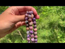 Charger et lire la vidéo dans la visionneuse de la Galerie, Perles en charoïte entre 5 et 12mm CU