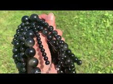 Charger et lire la vidéo dans la visionneuse de la Galerie, Perles en obsidienne oeil céleste (arc-en-ciel) entre 6 et 20mm