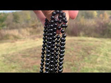 Charger et lire la vidéo dans la visionneuse de la Galerie, Perles en tourmaline noire entre 4 et 12mm