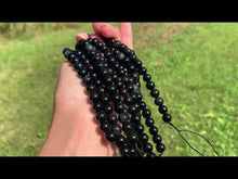 Charger et lire la vidéo dans la visionneuse de la Galerie, Perles en obsidienne oeil céleste (arc-en-ciel) entre 4 et 20mm