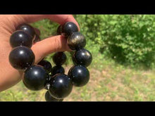 Charger et lire la vidéo dans la visionneuse de la Galerie, Perles en obsidienne dorée entre 4 et 20mm