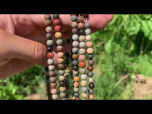 Charger et lire la vidéo dans la visionneuse de la Galerie, Perles en jaspe polychrome entre 4 et 12mm