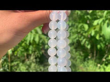 Charger et lire la vidéo dans la visionneuse de la Galerie, Perles en agate blanche entre 2 et 14mm