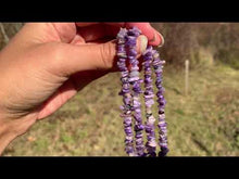 Charger et lire la vidéo dans la visionneuse de la Galerie, Perles en charoïte "chips"