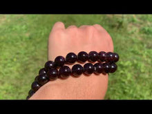 Charger et lire la vidéo dans la visionneuse de la Galerie, Perles en grenat entre 4 et 12mm GD