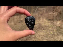 Charger et lire la vidéo dans la visionneuse de la Galerie, VENDU Obsidienne Flocons 5