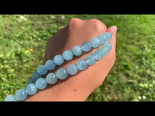 Charger et lire la vidéo dans la visionneuse de la Galerie, Perles en aigue-marine entre 2 et 12mm AMT