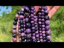 Charger et lire la vidéo dans la visionneuse de la Galerie, Perles en charoïte entre 6 et 12mm CD