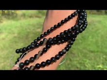 Charger et lire la vidéo dans la visionneuse de la Galerie, Perles en obsidienne oeil céleste (arc-en-ciel) entre 6 et 20mm