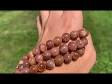 Charger et lire la vidéo dans la visionneuse de la Galerie, Perles en pierre de soleil entre 6 et 8mm