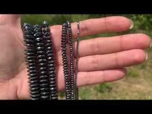 Charger et lire la vidéo dans la visionneuse de la Galerie, Perles en hématite, forme en disque facetté entre 2 et 12mm
