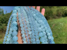 Charger et lire la vidéo dans la visionneuse de la Galerie, Perles en aigue-marine entre 2 et 12mm AMT