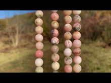 Charger et lire la vidéo dans la visionneuse de la Galerie, Perles en opale commune rose entre 4 et 10mm ORU