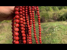 Charger et lire la vidéo dans la visionneuse de la Galerie, Perles en jaspe rouge entre 4 et 10mm JRD