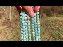 Charger et lire la vidéo dans la visionneuse de la Galerie, Perles en amazonite forme diamant entre 6 et 10mm