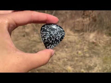 Charger et lire la vidéo dans la visionneuse de la Galerie, VENDU Obsidienne Flocons 3
