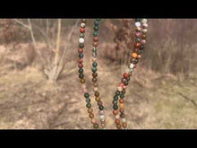 Charger et lire la vidéo dans la visionneuse de la Galerie, Perles en jaspe océan entre 4 et 10mm