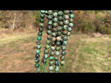 Charger et lire la vidéo dans la visionneuse de la Galerie, Perles en turquoise africaine entre 4 et 12mm