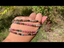 Charger et lire la vidéo dans la visionneuse de la Galerie, Perles en agate indienne, forme petit ovale