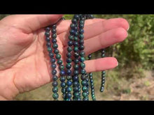 Charger et lire la vidéo dans la visionneuse de la Galerie, Perles en azurite - malachite entre 4 et 8mm
