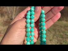 Charger et lire la vidéo dans la visionneuse de la Galerie, Perles en amazonite facettées entre 4 et 8mm