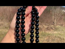 Charger et lire la vidéo dans la visionneuse de la Galerie, Perles en obsidienne noire entre 4 et 18mm