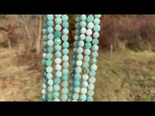 Charger et lire la vidéo dans la visionneuse de la Galerie, Perles en amazonite forme diamant entre 6 et 10mm